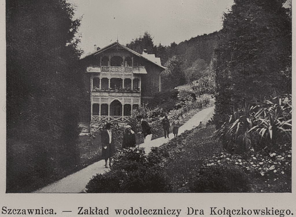 Szczawnica. Zakład wodoleczniczy dr Kołączkowskiego 1931