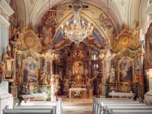 Wnętrze kościoła św. Bartłomieja w Niedzicy