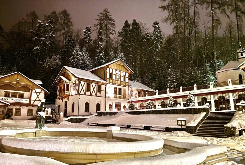 Zimowy Plac Dietla w Szczawnicy